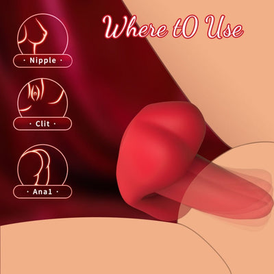 Loveangels Smart Lick App Control Tongue Licking Vibrator - Loveangels