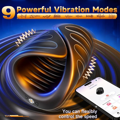 Loveangels Smart Pulse App Controlled Vibrating Masturbator - Loveangels