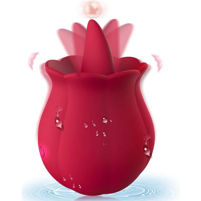 Loveangels Smart Pulse Licking And Vibrating Tongue Rose - Loveangels