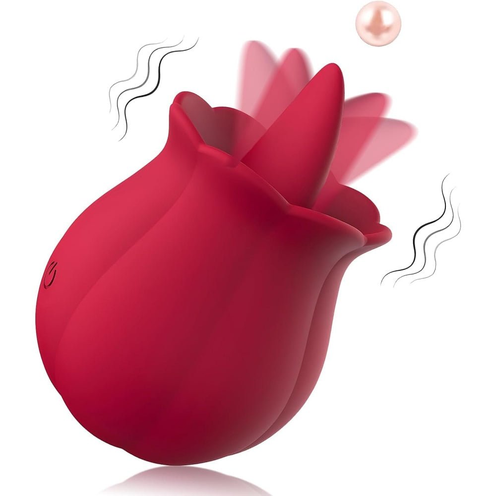 Loveangels Smart Pulse Licking And Vibrating Tongue Rose - Loveangels