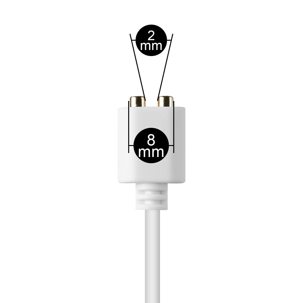 Loveangels Spare White 2mm Magnetic Charger 80cm Long - Loveangels