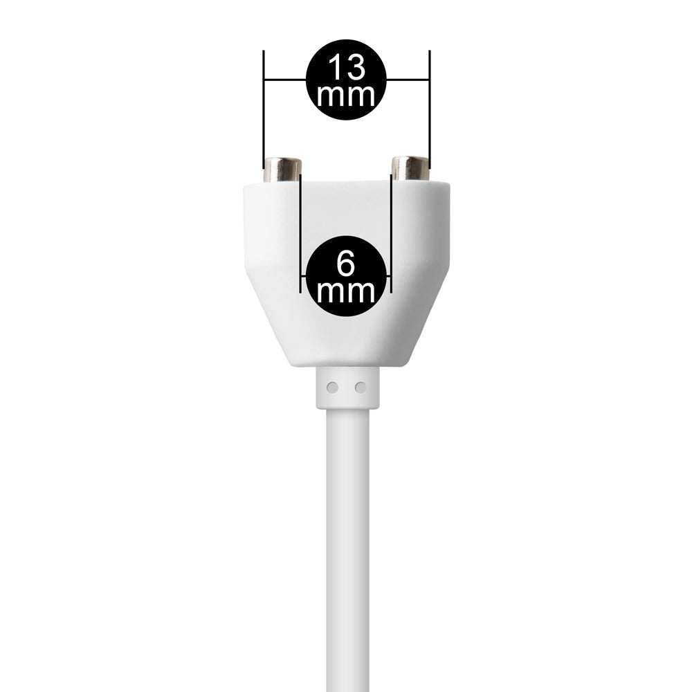 Loveangels Spare White 6mm Magnetic Charger 80cm Long - Loveangels