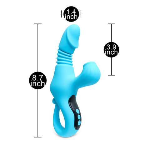 Loveangels Stretch & Suck Thrusting, Sucking and Heating Vibrator - Loveangels