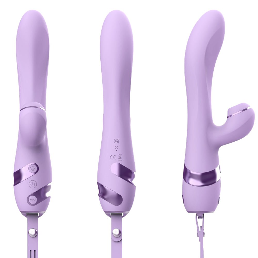 Loveangels Suction Vibrator With A Teaser Tail - Loveangels