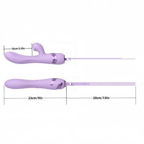Loveangels Suction Vibrator With A Teaser Tail - Loveangels