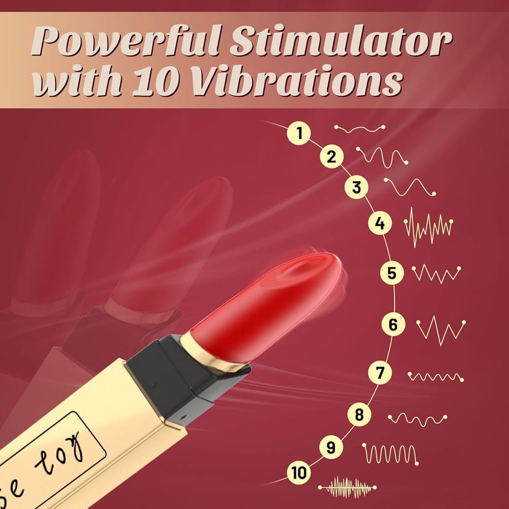 Loveangels Swap Egg Vibrating Lipstick With Attachments - Loveangels