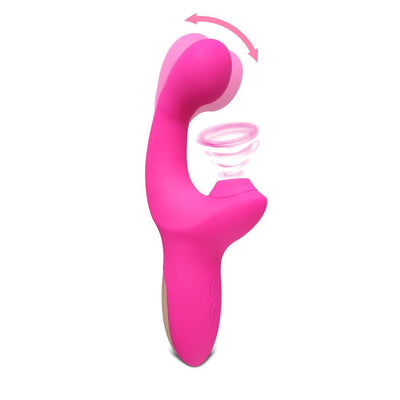 Loveangels Swing Bloom Swinging G - Spot Vibrator With Suction - Loveangels