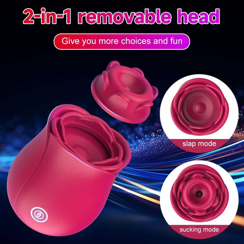 Loveangels Tapping Rose With Air Pulse Attachment - Loveangels