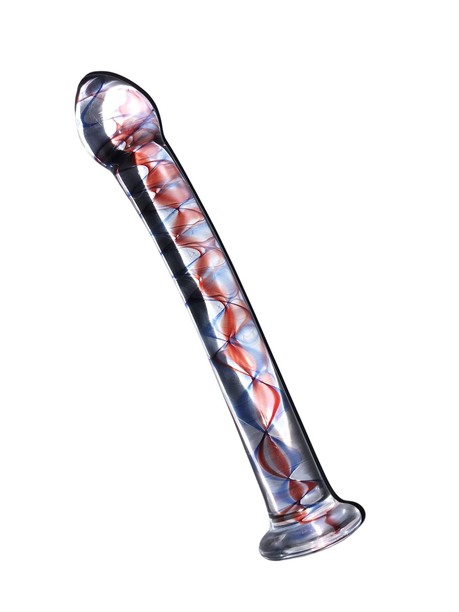 Loveangels Tempered Glass Inner Swirl 8 Inch Dildo - Loveangels