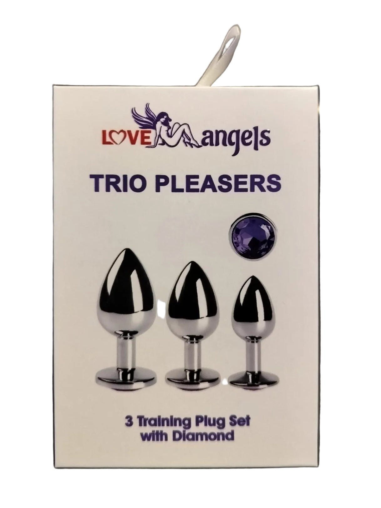 Loveangels Trio Pleasers Purple Diamond Anal Kit - Loveangels
