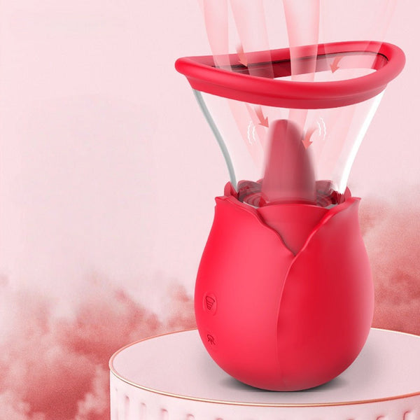 Loveangels Triple Rose Suction Vibrator