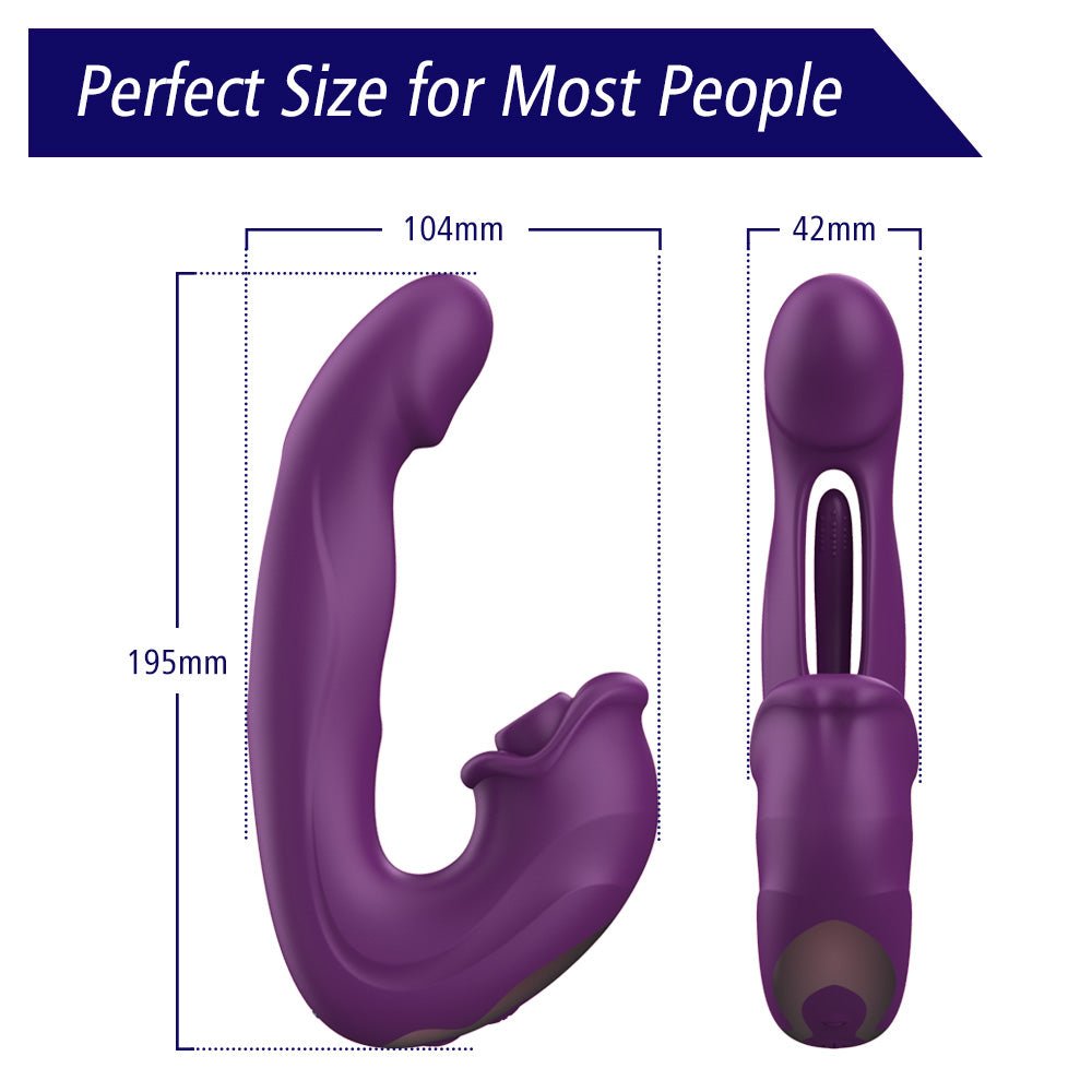 Loveangels Triple Touch App Controlled Multi-Function Vibe - Loveangels