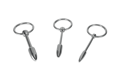 Loveangels Urethral Sounding Plug With Ring - Loveangels