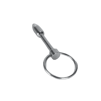 Loveangels Urethral Sounding Plug With Ring - Loveangels
