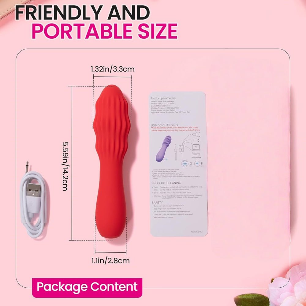 Loveangels Velvet Point Textured G-Spot Vibrator - Loveangels