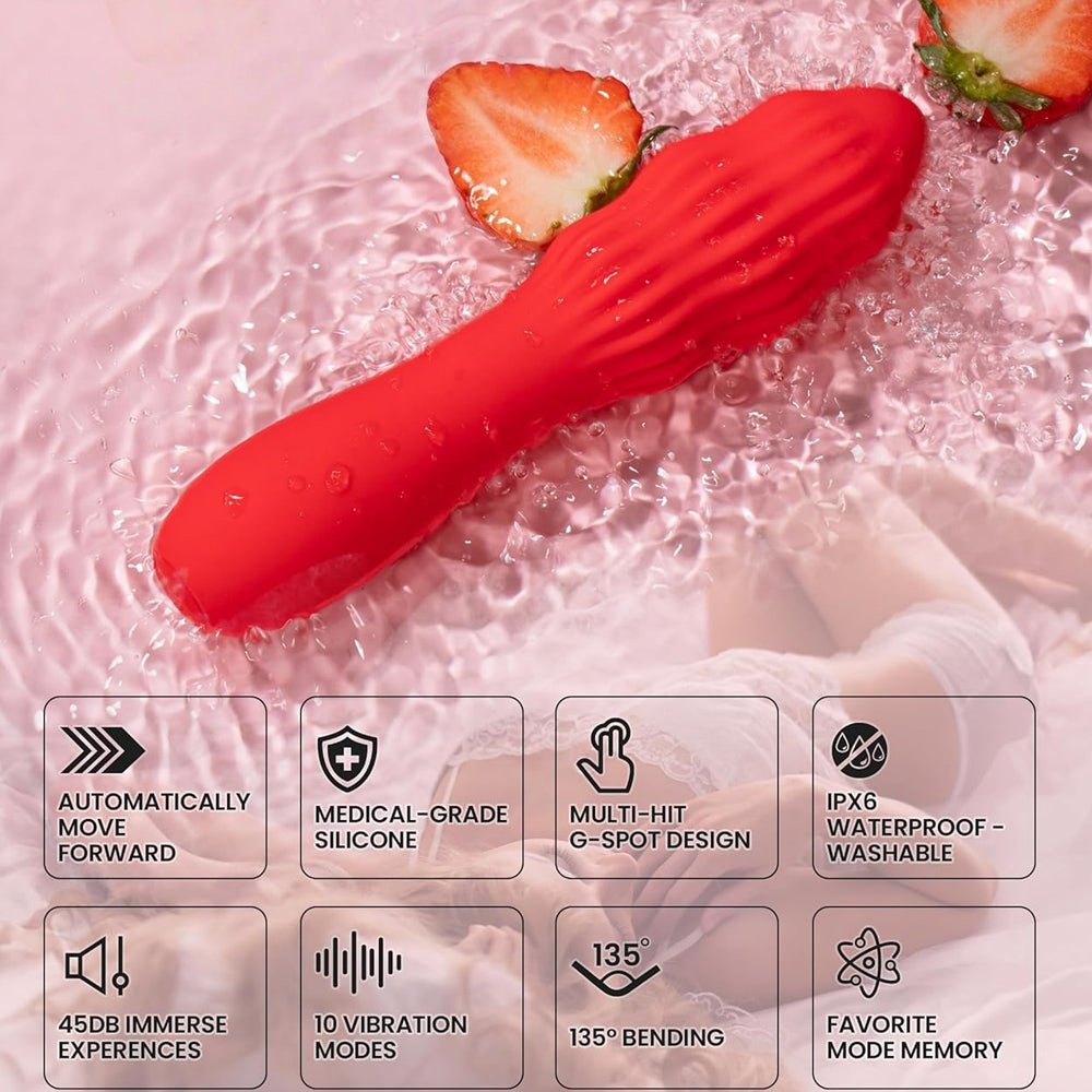 Loveangels Velvet Point Textured G-Spot Vibrator - Loveangels