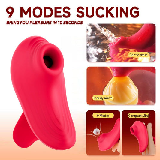 Loveangels Velvet Suction Finger - Worn Clitoral Suction Massager - Loveangels