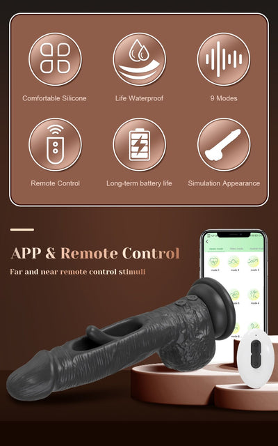Loveangels Vibrating Pendulum Dildo With App Control - Loveangels