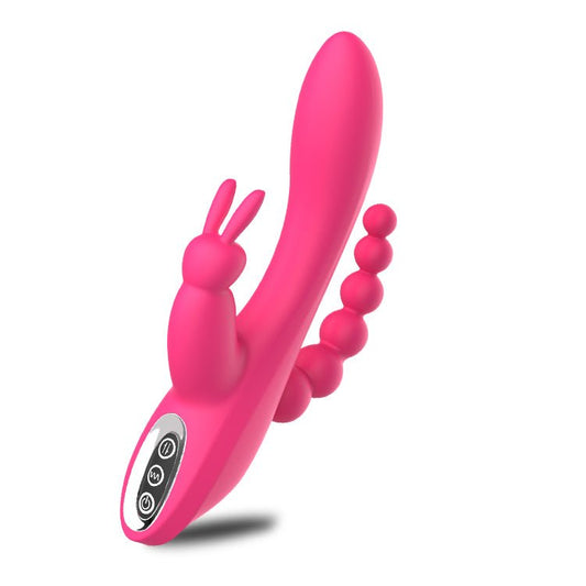 Loveangels Vibrating Triple Pleasure Rabbit - Loveangels
