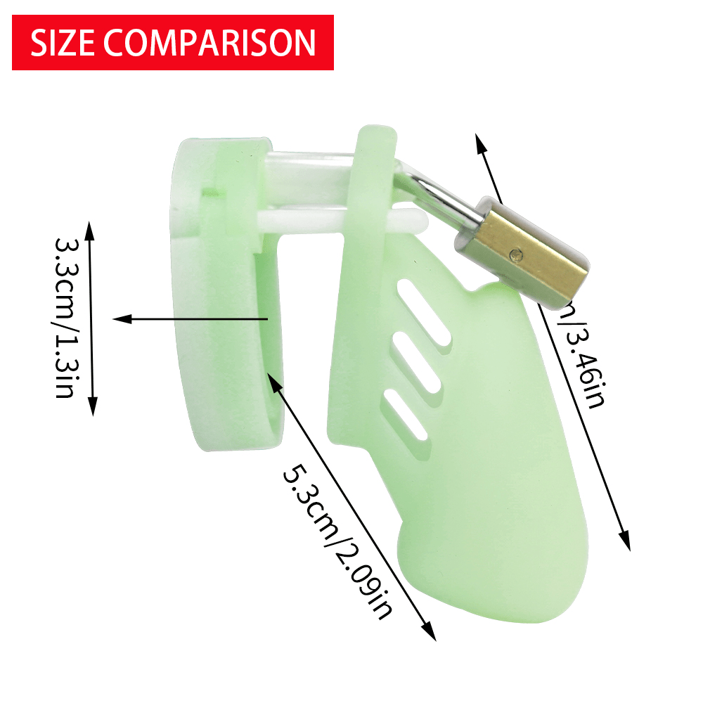 Loveangels Willy Locker Glow In The Dark Chastity Cage - Loveangels