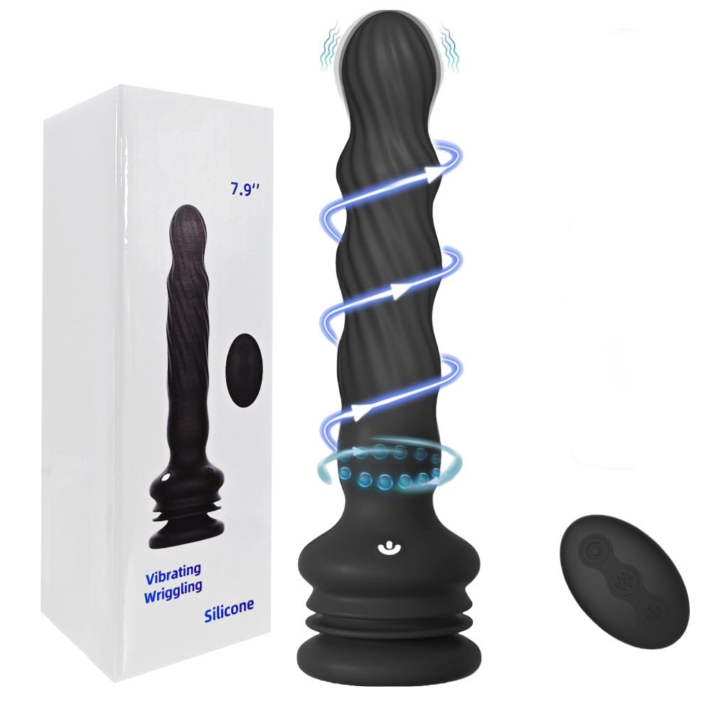 Loveangels Wriggling Prostate Vibrator With Remote Control - Loveangels
