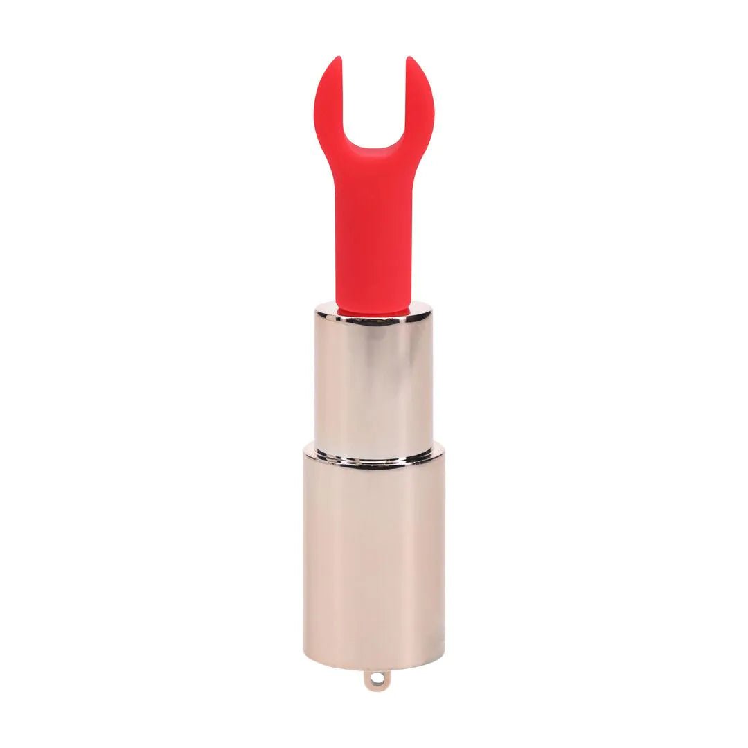 Loveline Angel - Lipstick Vibrator with 4 Attachments - Pink - Loveangels