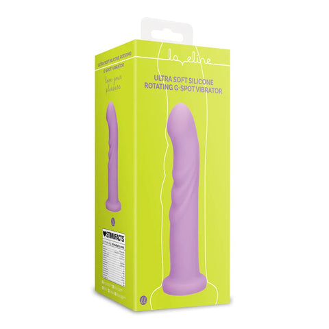 Loveline Ultra Soft Silicone Rotating G - Spot Vibrator - Loveangels