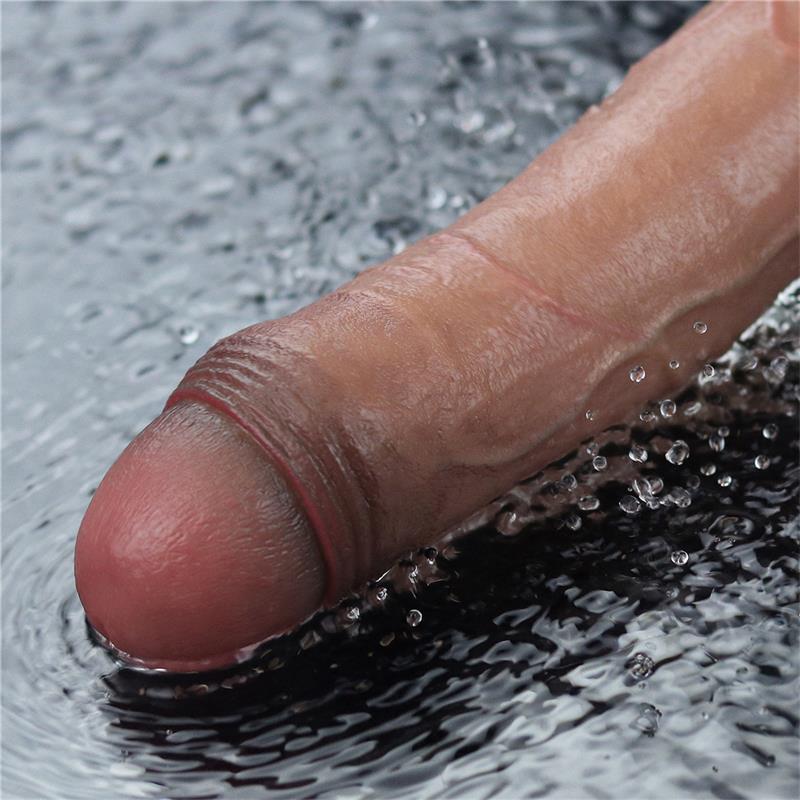 Lovetoy 10.5 Inch Real Softie Dildo Vibe - Loveangels