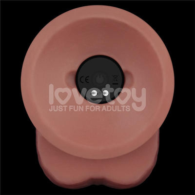 Lovetoy Dual Density Dildo with Vibration 9 Inches - Loveangels