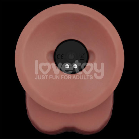 Lovetoy Dual Density Dildo with Vibration 9 Inches - Loveangels