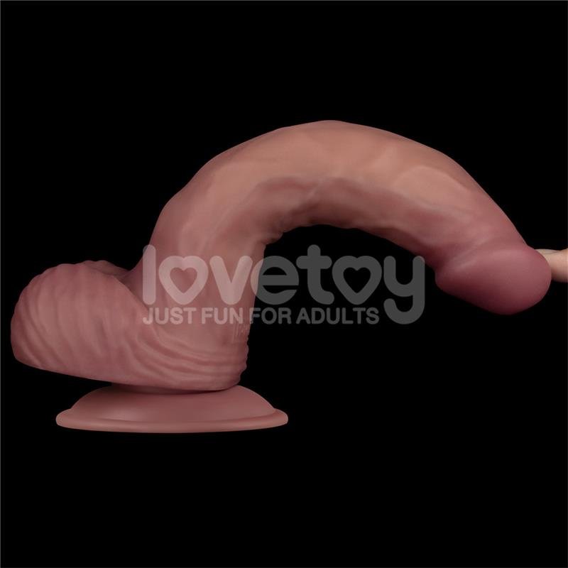 Lovetoy Dual Density Dildo with Vibration 9 Inches - Loveangels
