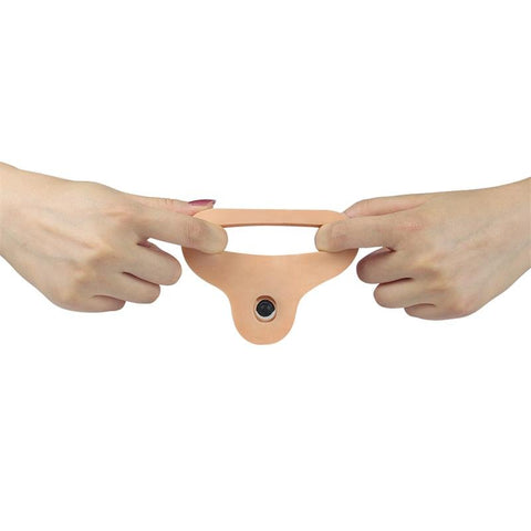 Lovetoy The Ultra Soft Double Ring With Dildo And Vibration - Loveangels