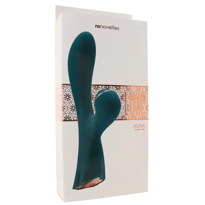 Luxe Aura Rabbit Vibrator With Suction - Loveangels