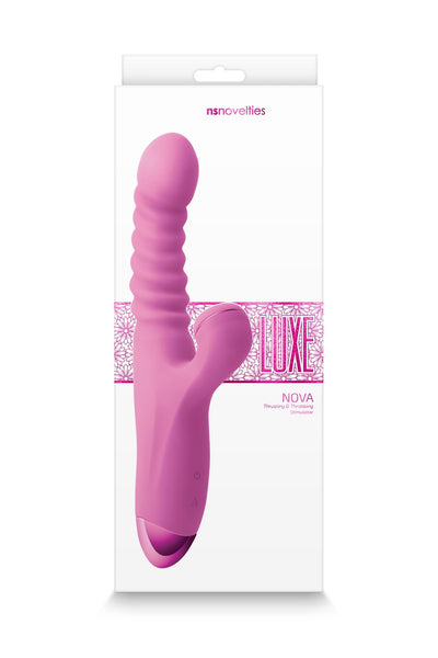 Luxe Nova Thrusting And Throbbing Vibrator - Loveangels