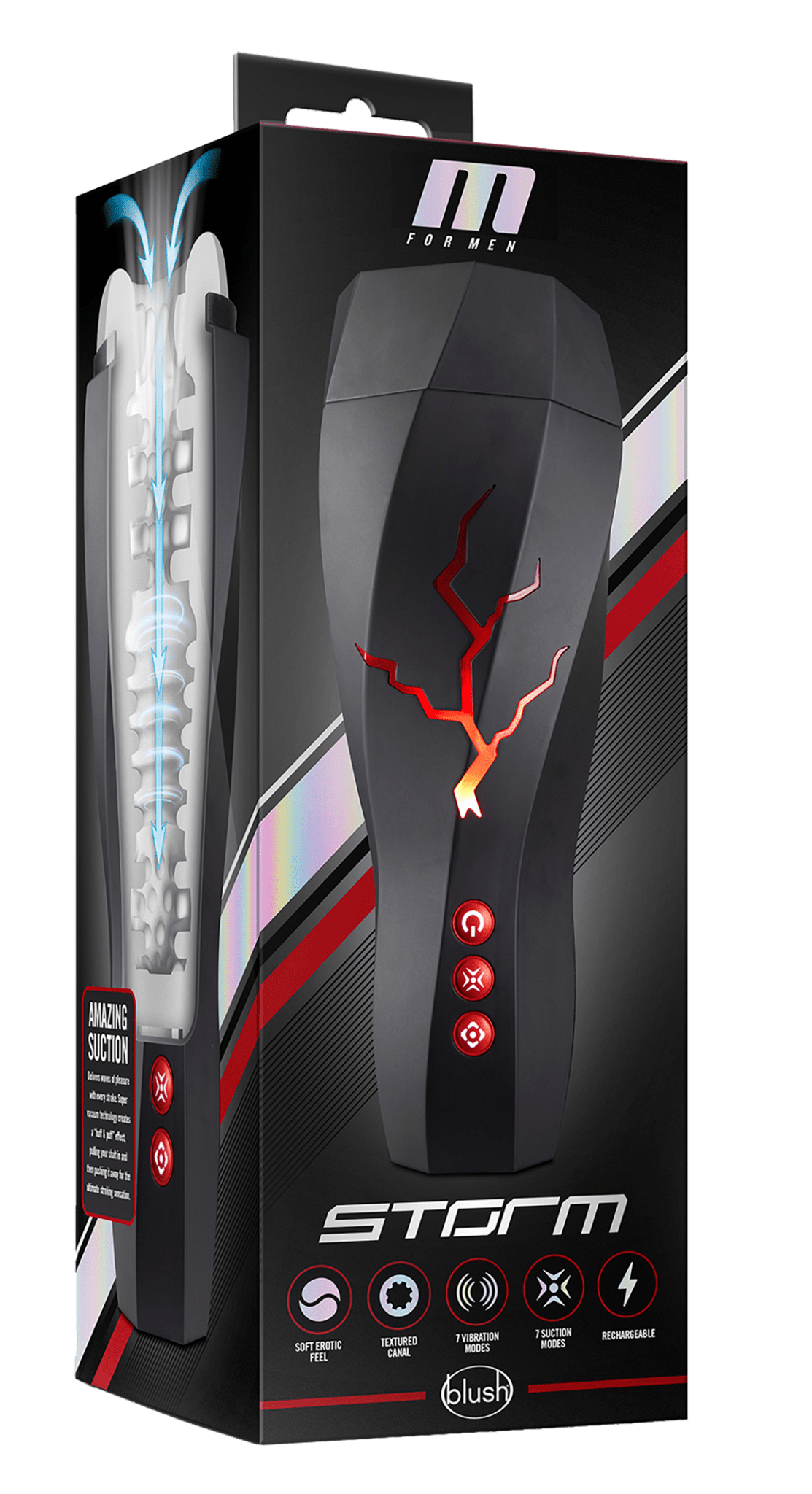 M For Men Storm Milking And Vibrating Masturbator - Loveangels
