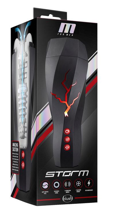M For Men Storm Milking And Vibrating Masturbator - Loveangels