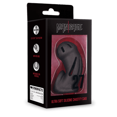 ManCage Model 27 Ultra Soft Silicone Chastity Sleeve - Loveangels