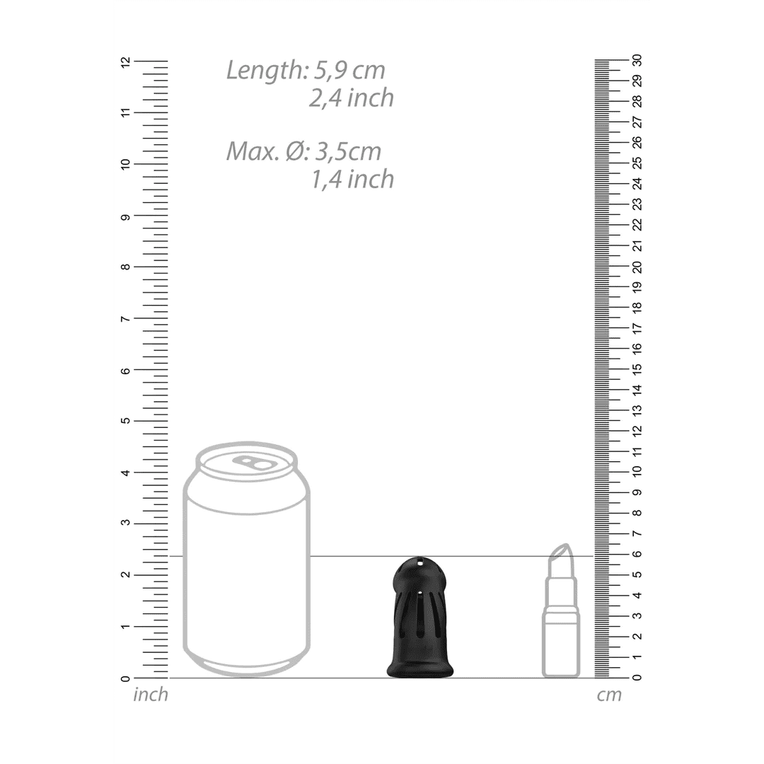 ManCage Model 27 Ultra Soft Silicone Chastity Sleeve - Loveangels
