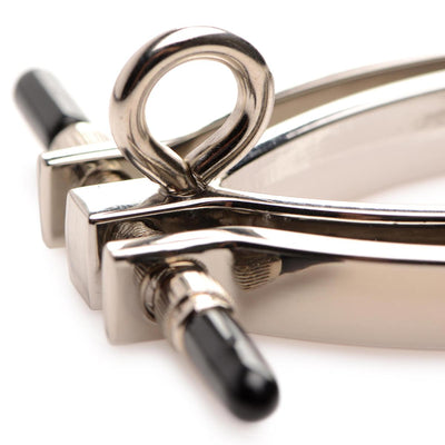 Master Series Adjustable Pussy Tugger With Chain - Loveangels