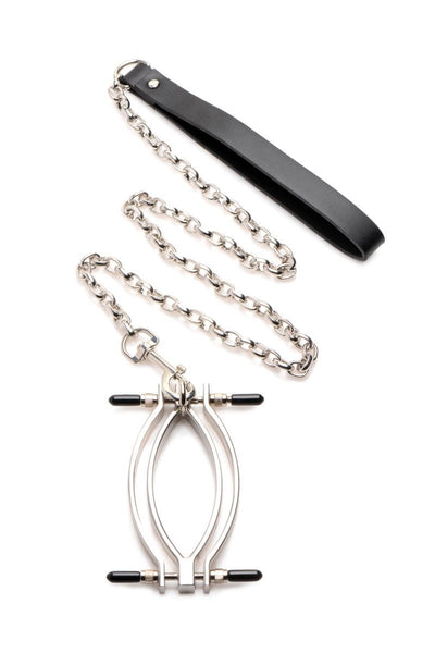 Master Series Adjustable Pussy Tugger With Chain - Loveangels