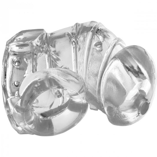 Master Series Detained 2.0 Rubber Penis Cage - Loveangels