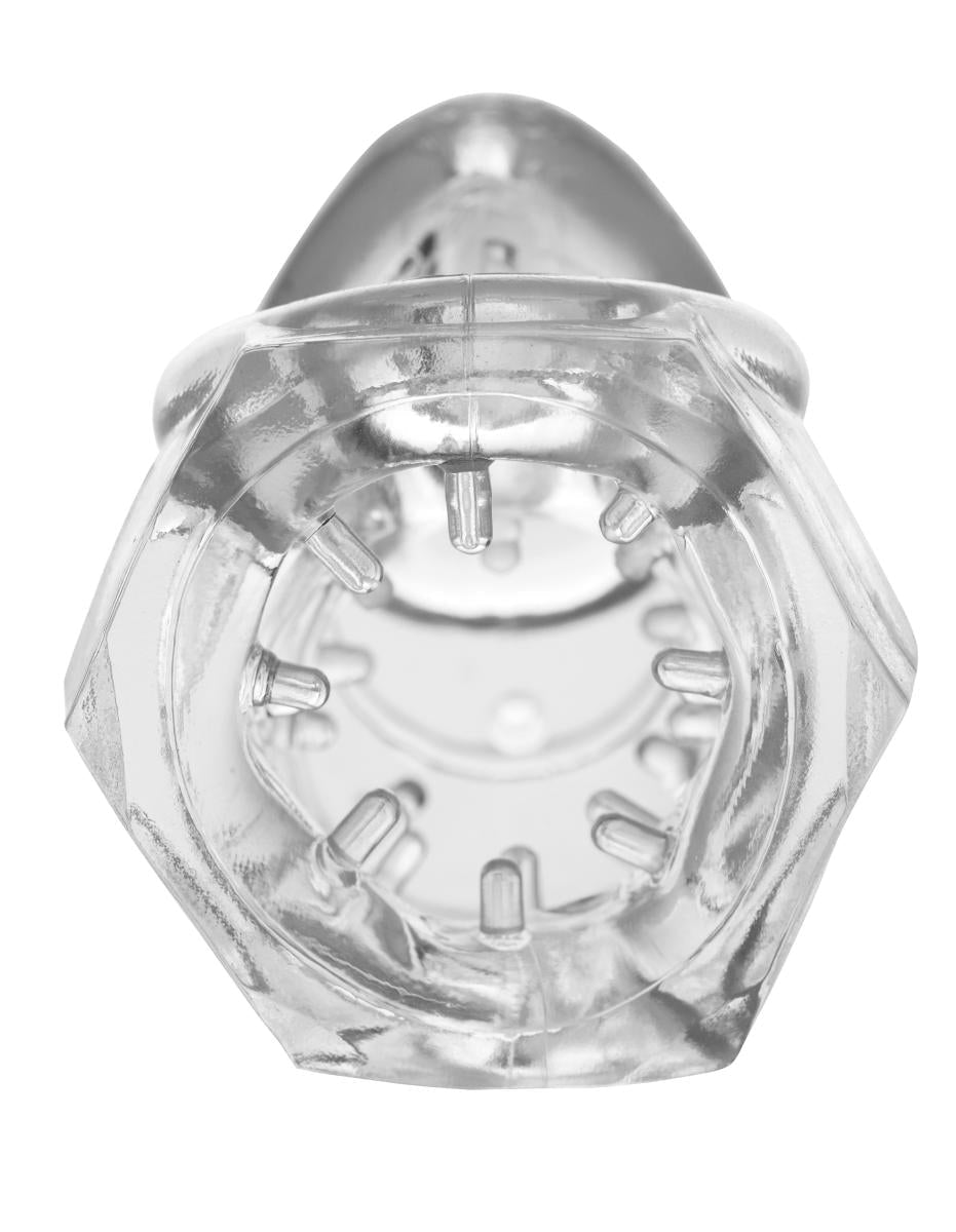 Master Series Detained 2.0 Rubber Penis Cage - Loveangels
