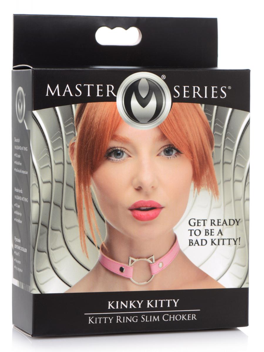 Master Series Kinky Kitty Slim Choker - Loveangels