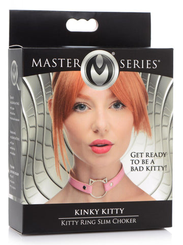 Master Series Kinky Kitty Slim Choker - Loveangels