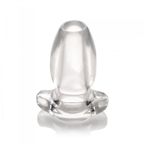 Master Series Peephole - Clear Hollow Anal Plug - Loveangels