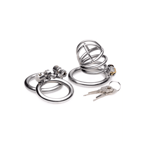 Master Series The Pen Deluxe Lockable Chastity Cage - Loveangels