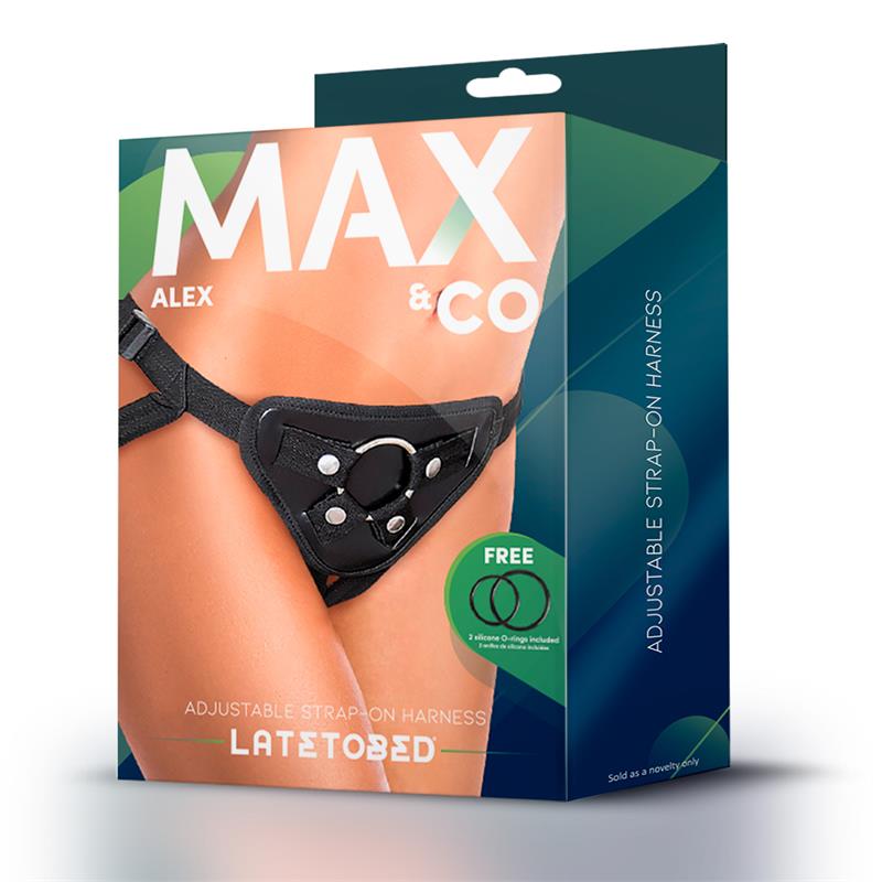 Max & Co Alex Adjustable Strap On Harness - Loveangels