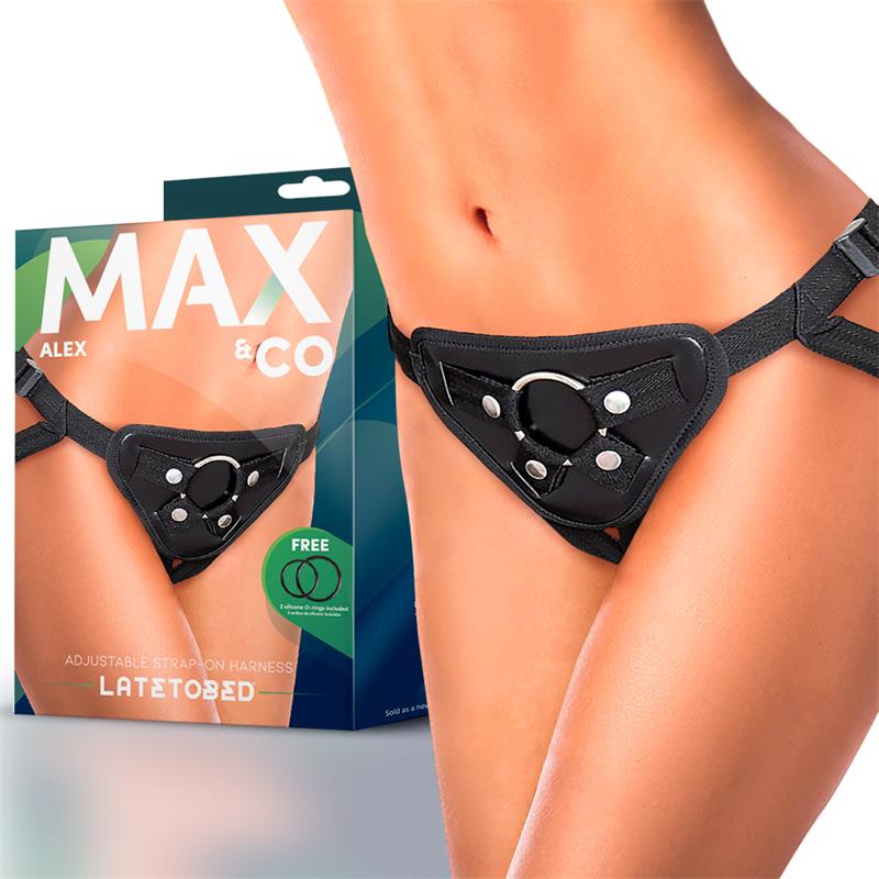 Max & Co Alex Adjustable Strap On Harness - Loveangels