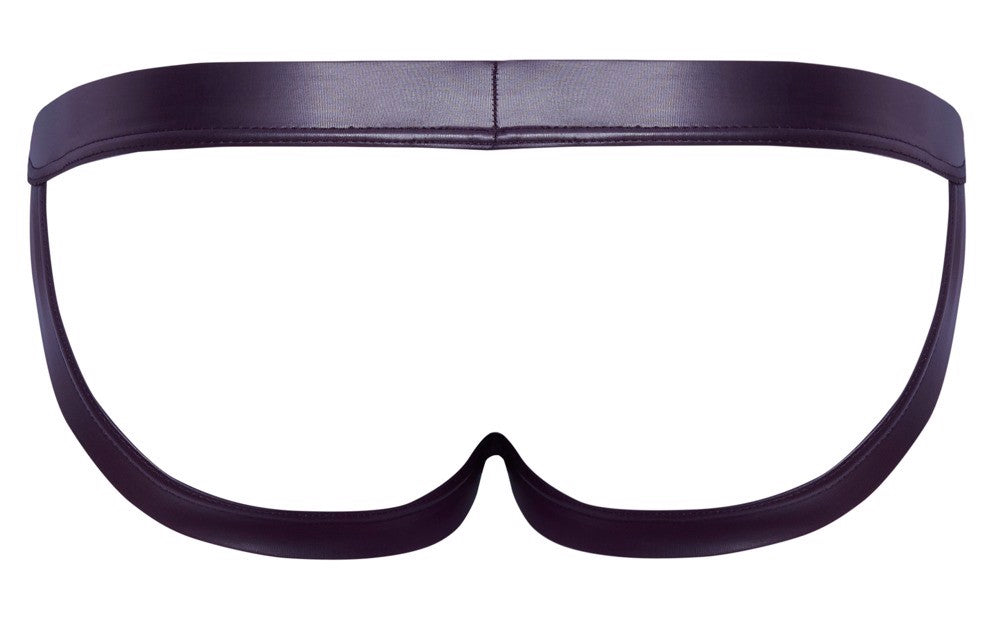 Svenjoyment Wet Look Burgundy Jockstrap