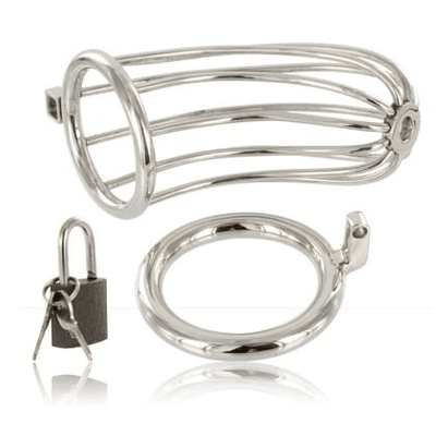Metal Hard Bird Cage Chastity Device - Loveangels